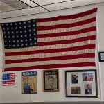 Grandma’s flag at Hagerstown KOA Campground Diner